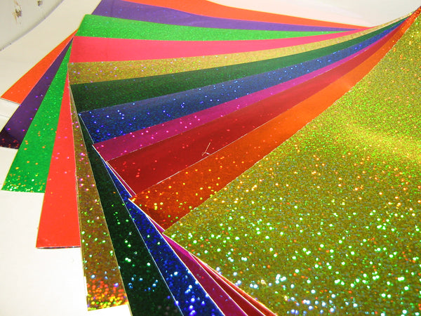 Any 50 Sheets of Holographic Vinyls, bulk pricing