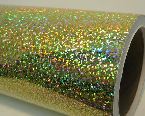 300 foot rolls of Holographic and Chrome Sign Vinyl, Choose Pattern and Color