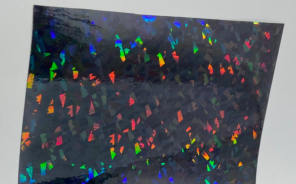 300 foot rolls of Holographic and Chrome Sign Vinyl, Choose Pattern and Color