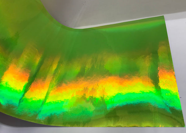 300 foot rolls of Holographic and Chrome Sign Vinyl, Choose Pattern and Color