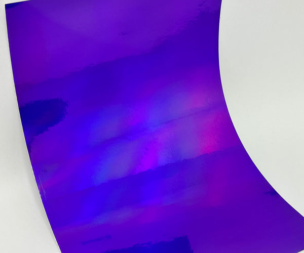 300 foot rolls of Holographic and Chrome Sign Vinyl, Choose Pattern and Color