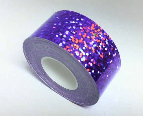 Narrow Rolls of Glittering Sequins Tape, Holographic Tape That Sparkles