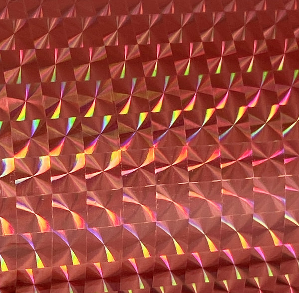 300 foot rolls of Holographic and Chrome Sign Vinyl, Choose Pattern and Color