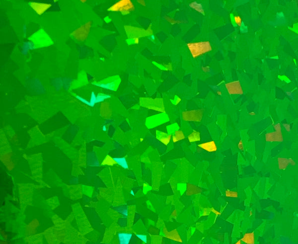 300 foot rolls of Holographic and Chrome Sign Vinyl, Choose Pattern and Color