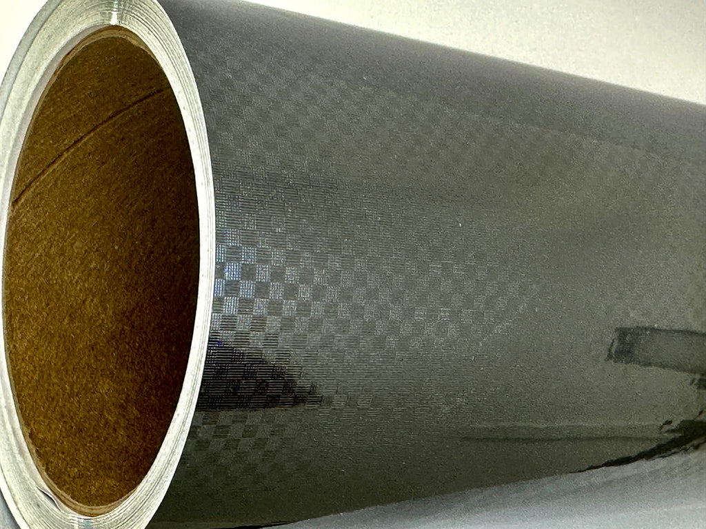 Long-Life Carbon Fiber  Vinyl, Black, 12 inch x 30 feet