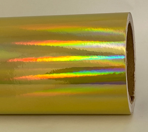 300 foot rolls of Holographic and Chrome Sign Vinyl, Choose Pattern and Color