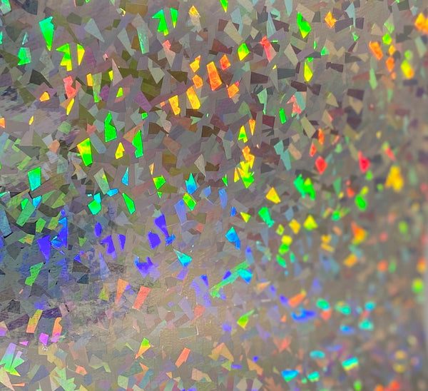 300 foot rolls of Holographic and Chrome Sign Vinyl, Choose Pattern and Color