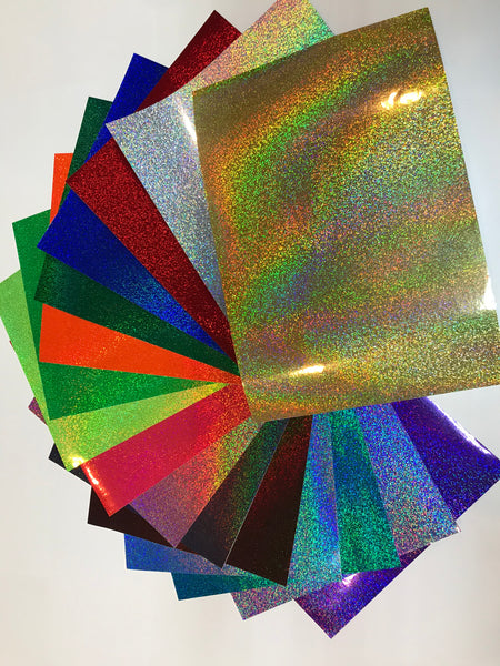 Any 50 Sheets of Holographic Vinyls, bulk pricing