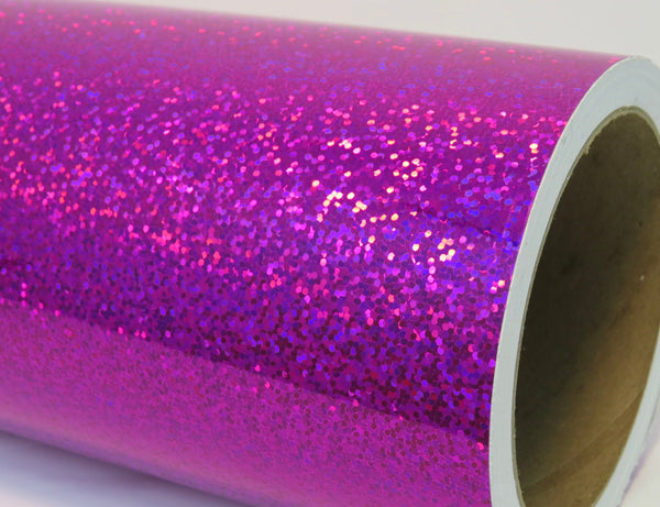 300 foot rolls of Holographic and Chrome Sign Vinyl, Choose Pattern and Color