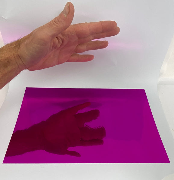 300 foot rolls of Holographic and Chrome Sign Vinyl, Choose Pattern and Color