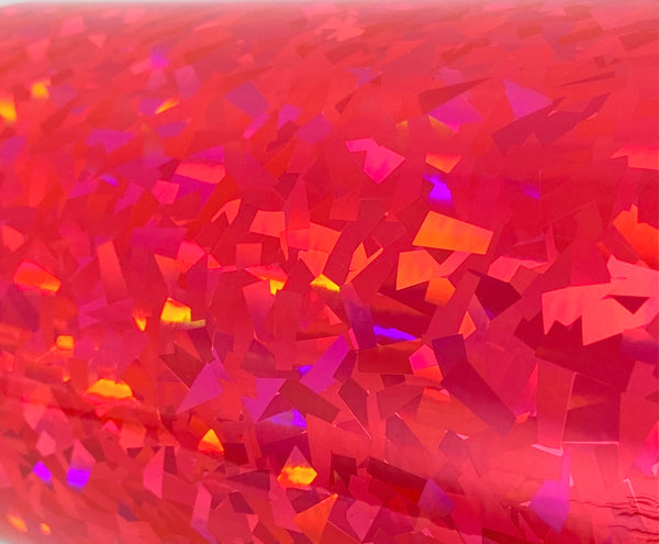 300 foot rolls of Holographic and Chrome Sign Vinyl, Choose Pattern and Color