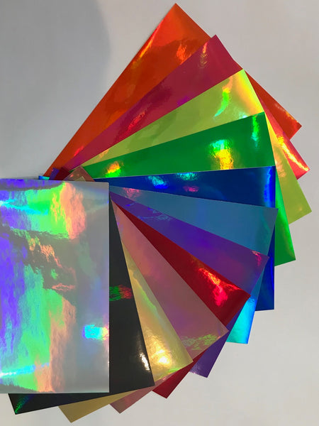 Any 50 Sheets of Holographic Vinyls, bulk pricing