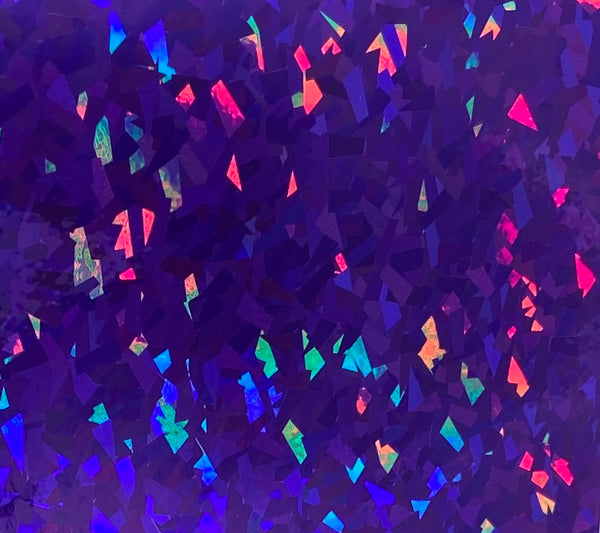 300 foot rolls of Holographic and Chrome Sign Vinyl, Choose Pattern and Color