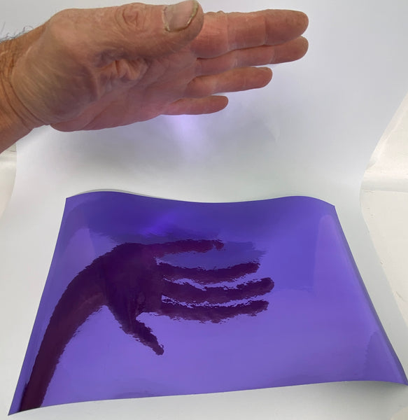 300 foot rolls of Holographic and Chrome Sign Vinyl, Choose Pattern and Color