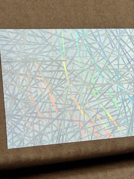 LIGHT RAYS  Holographic Roll of Sign Vinyl