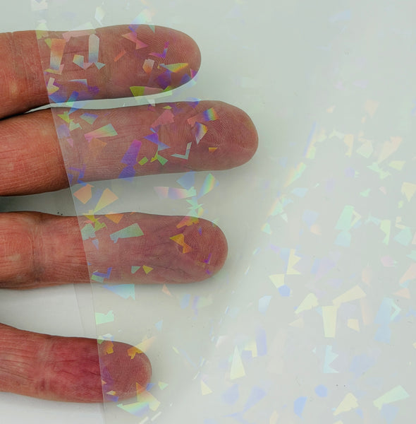 Transparent Holographic CRYSTAL Overlay, Lamination Grade Laminate