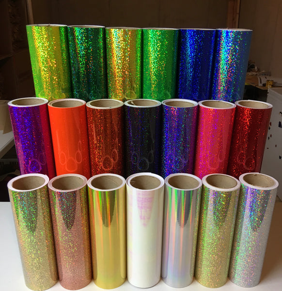 SEQUINS Holographic Glittering Sign Vinyl, Choose Color and Size, 12 and 24 inch widths