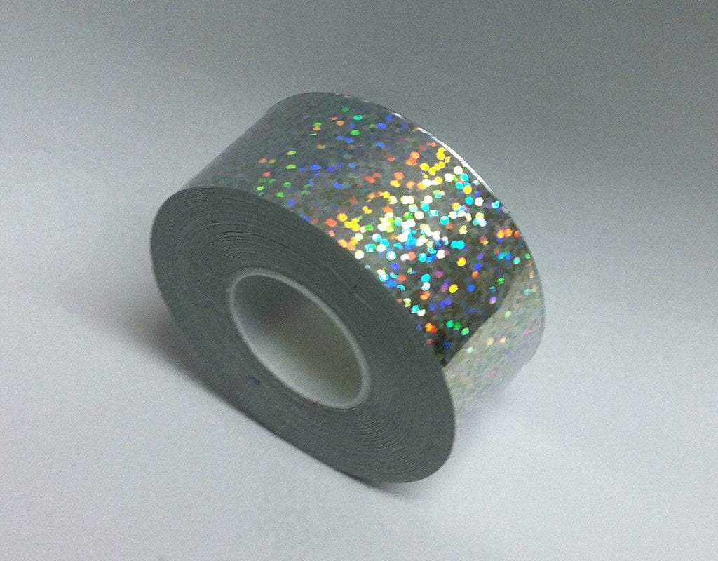 Surplus Tape 1 inch x 150 feet, Holographic Sequins Sparkle Tape