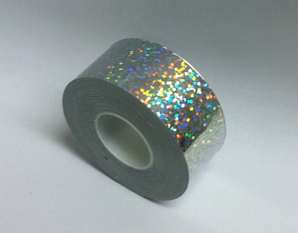 Surplus Tape 1 inch x 150 feet, Holographic Sequins Sparkle Tape