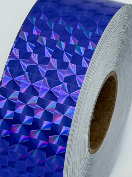 PRISM TAPE, Choose  Color and Size, Holographic 1/4" Mosaic, Iridescent Tape.