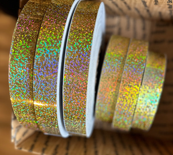 BIG Surplus Tape 1 inch x 300 feet, Holographic Sequins Sparkle