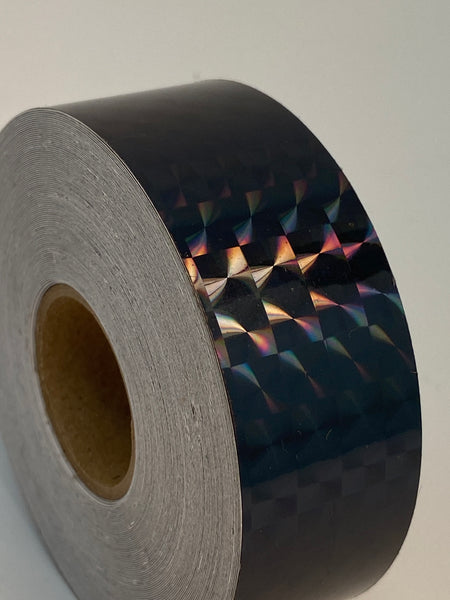 PRISM TAPE, Choose  Color and Size, Holographic 1/4" Mosaic, Iridescent Tape.