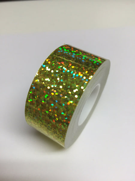 BIG Surplus Tape 1 inch x 300 feet, Holographic Sequins Sparkle
