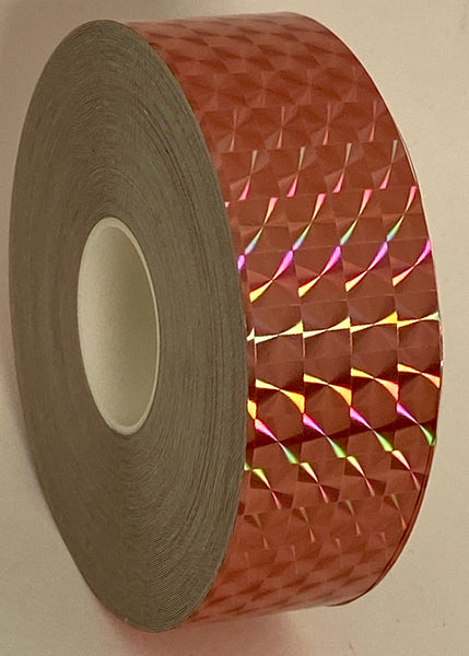 PRISM TAPE, Choose  Color and Size, Holographic 1/4" Mosaic, Iridescent Tape.