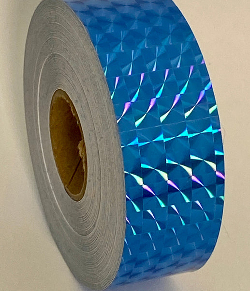 PRISM TAPE, Choose  Color and Size, Holographic 1/4" Mosaic, Iridescent Tape.