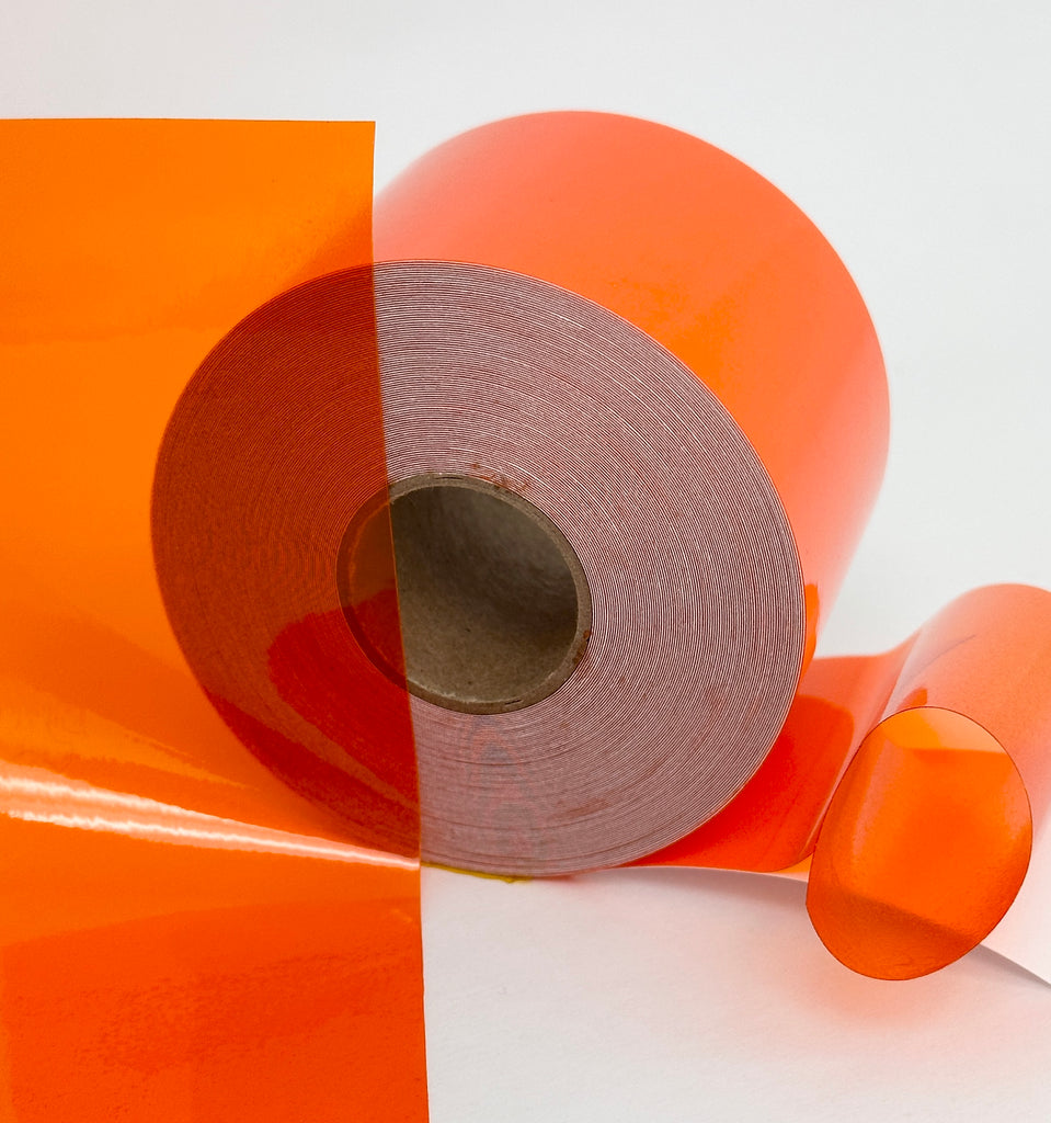 Transparent Orange Tapes,  Twelve rolls of 2 inch x 100 feet
