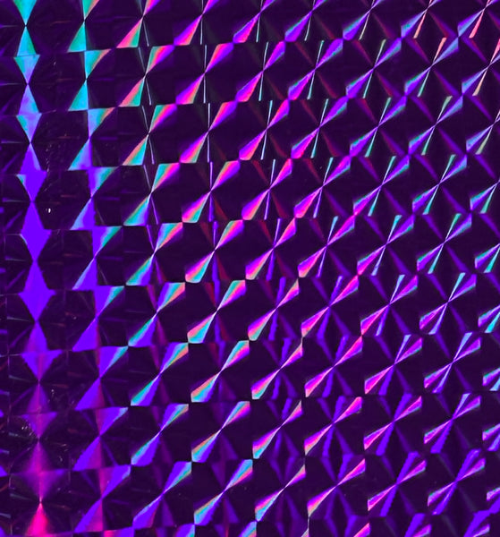1 inch x 150 foot rolls of Prism Tape, Holographic Iridescent 1/4" Mosaic