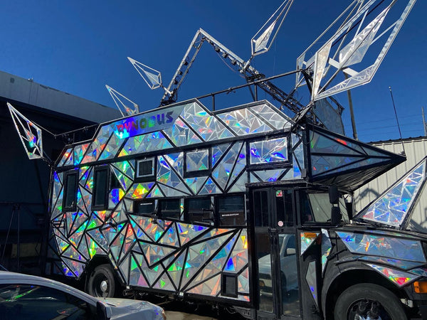 Holographic Oil Slick - Rainbow Sign Vinyl, 24 inch x 150 feet OILSLICK Shimmer