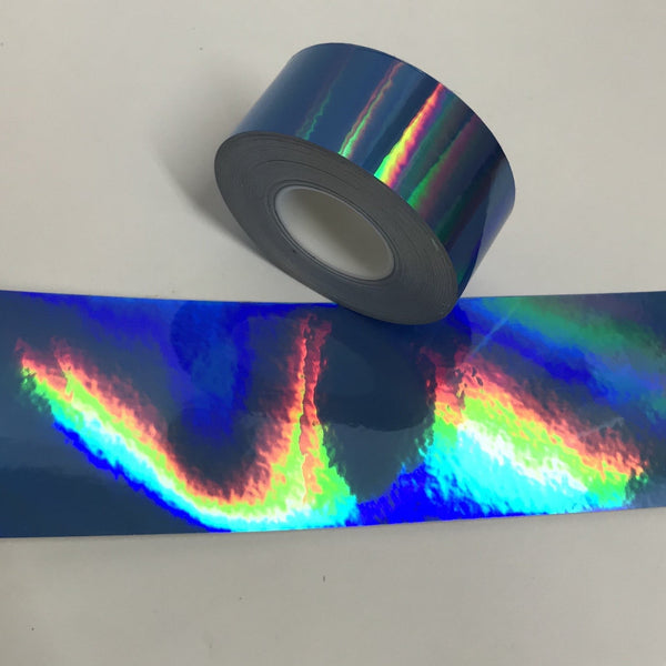 Surplus 1 inch x 300 feet Holographic Rainbow Oil Slick Tape