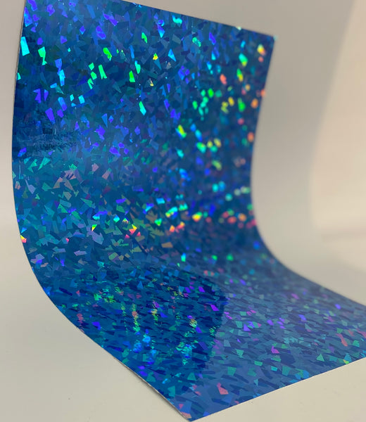 Small Sheets of  HoloCrystal Sign Vinyl , Holographic Crystal, Cracked Ice