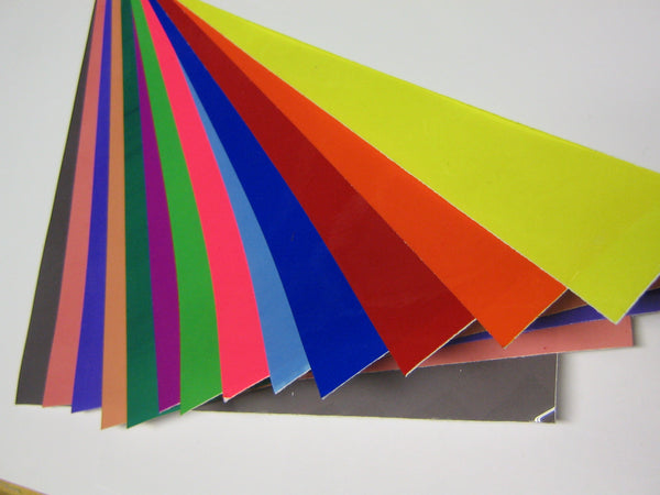 Transparent Sign Vinyl with Adhesive, choose your color and size, 24" and 12"  rolls