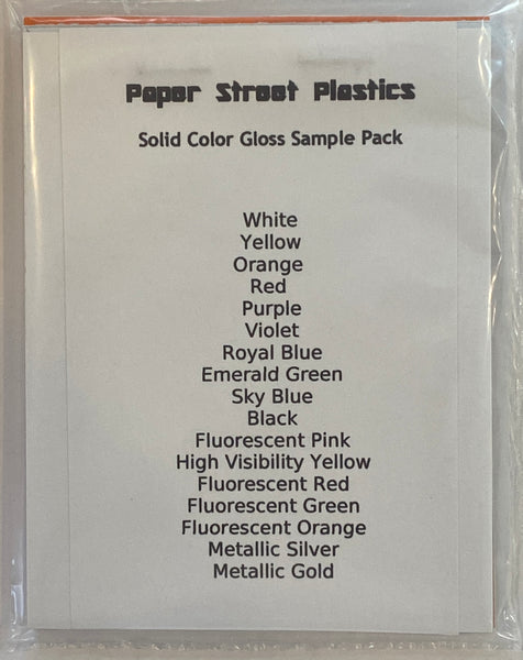 Sample Packs and Swatch Books