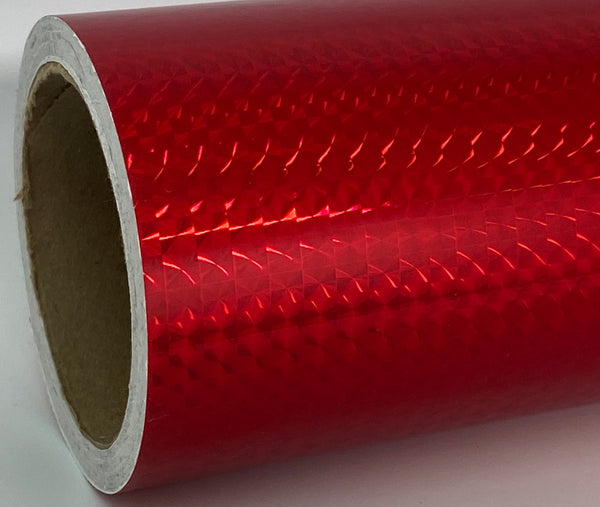 PRISM Holographic Sign Vinyl, 1/4" Mosaic,  Pick Color and Size,  12 and 24 inch wide rolls