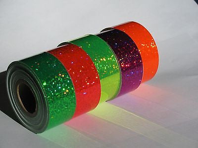 15 Different Color  Glittering Tapes, 1/2 inch x 25 feet