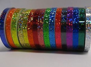 15 Different Color  Glittering Tapes, 1/2 inch x 25 feet