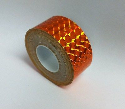Holographic Prism Tape, 1 Inch x 25 feet, Choose Any Color,  1/4' Mosaic