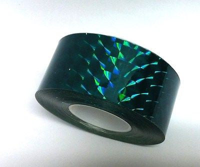 Holographic Prism Tape, 1 Inch x 25 feet, Choose Any Color,  1/4' Mosaic