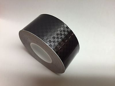 BLACK Carbon Fiber  Vinyl Tape 2" x 25 feet