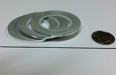 SuperBrite Polyester Chrome Tape, choose your size.  Near-Mirror Finish.