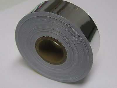 SuperBrite Polyester Chrome Tape, choose your size.  Near-Mirror Finish.