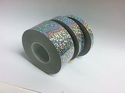 ANY 6 Color Glittering Tape 1/4 Inch x 25feet, Holographic Sequins Sparkle