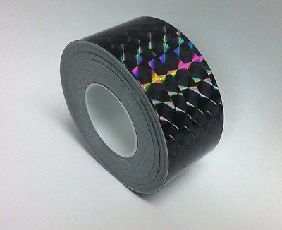Holographic Prism Tape, 1 Inch x 25 feet, Choose Any Color,  1/4' Mosaic