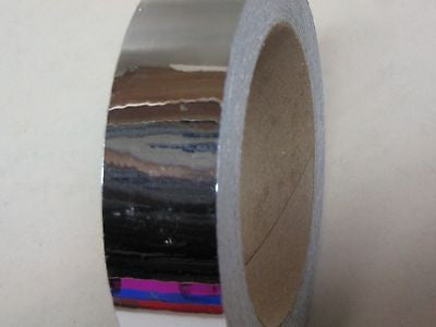 SuperBrite Polyester Chrome Tape, choose your size.  Near-Mirror Finish.