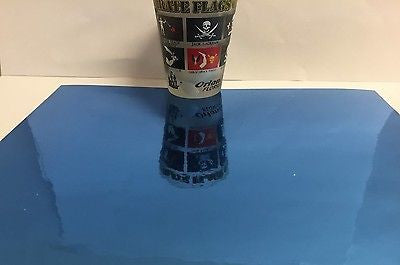 SHEETS of Chrome Sign Vinyl, Choose Any Color,  Thin Self-Adhesive Metallic Plastic