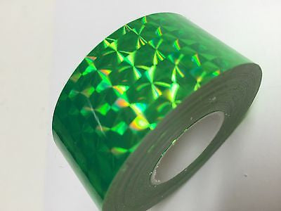 Holographic Prism Tape, 1 Inch x 25 feet, Choose Any Color,  1/4' Mosaic
