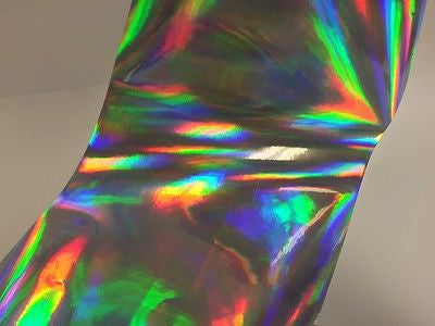 Holographic Oil Slick - Rainbow Sign Vinyl, 12 inch x 100 feet
